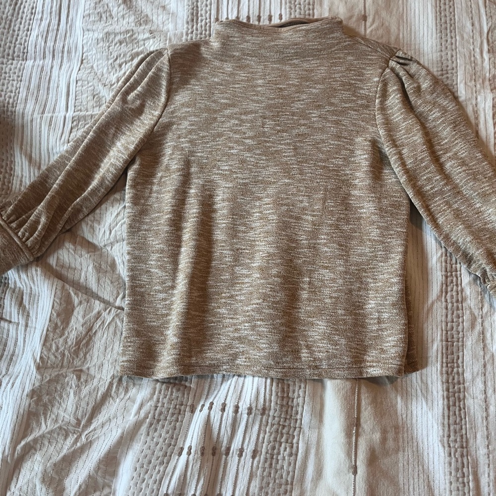 Madewell Tan Knit Sweater
